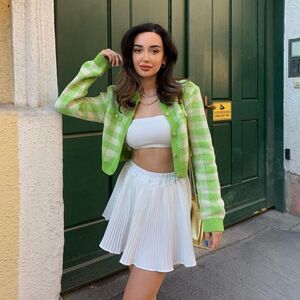 Mango Knit Cropped Cardigan New